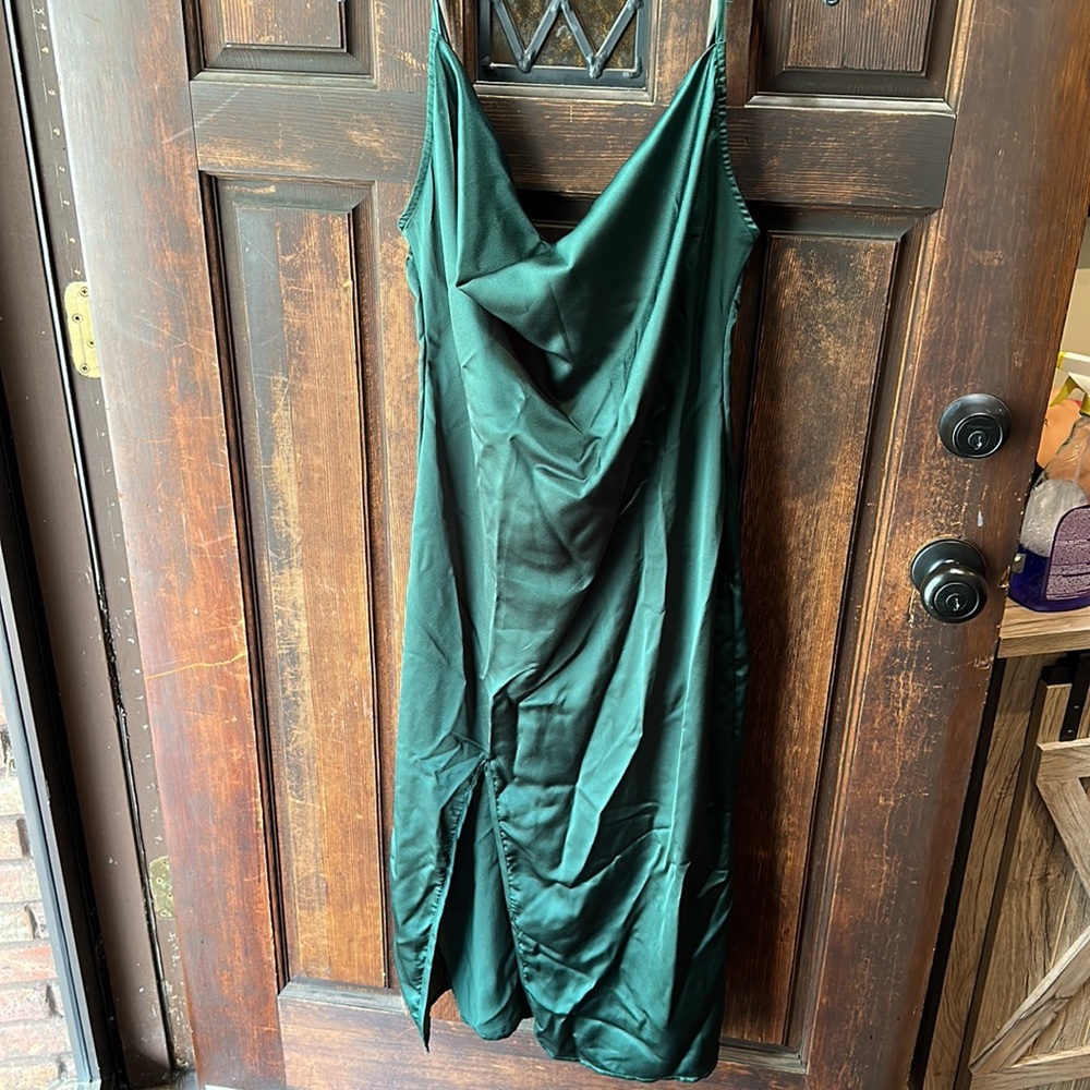 Midi side slit dress prettly little thing isa soze 8